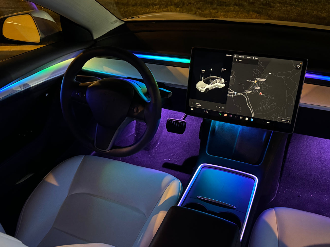 Tesla ambient light Premium kit for Model 3&Y (2019-2023)