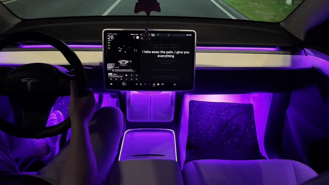 Tesla ambient light Premium kit for Model 3&Y (2019-2023)