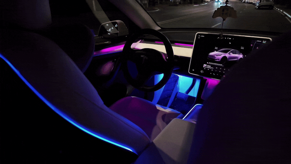 Tesla ambient light Premium kit for Model 3&Y (2019-2023)